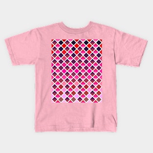 Love and Hate (Diamond Checkered) Kids T-Shirt